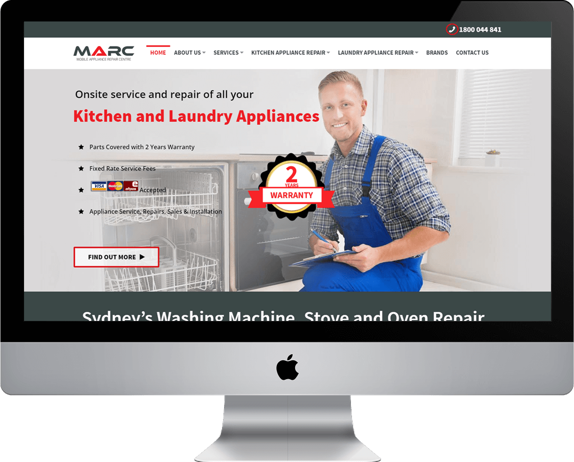 Mobile Appliance Repair Centre Portfolio BeeDev