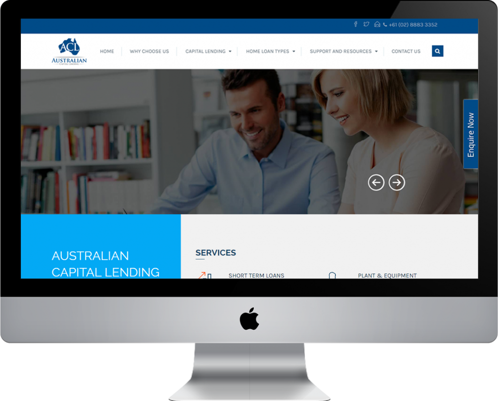 Custom Responsive Design for Australian Capital Lending - Beedev Solutions