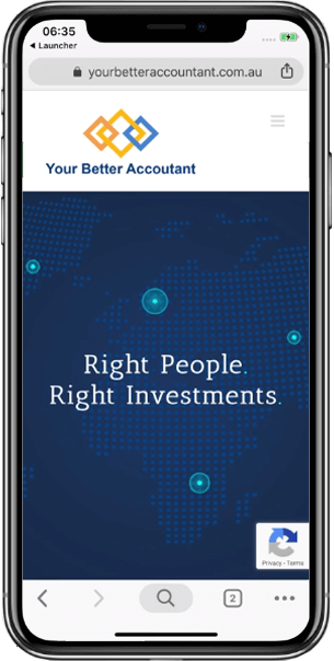 Custom Responsive Website for Your Better Accountant - Beedev Solutions